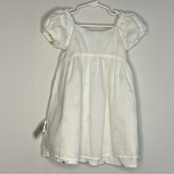 Janie And Jack The Posy Perfect Dress White Floral Seersucker Spring 2T - Picture 8 of 13